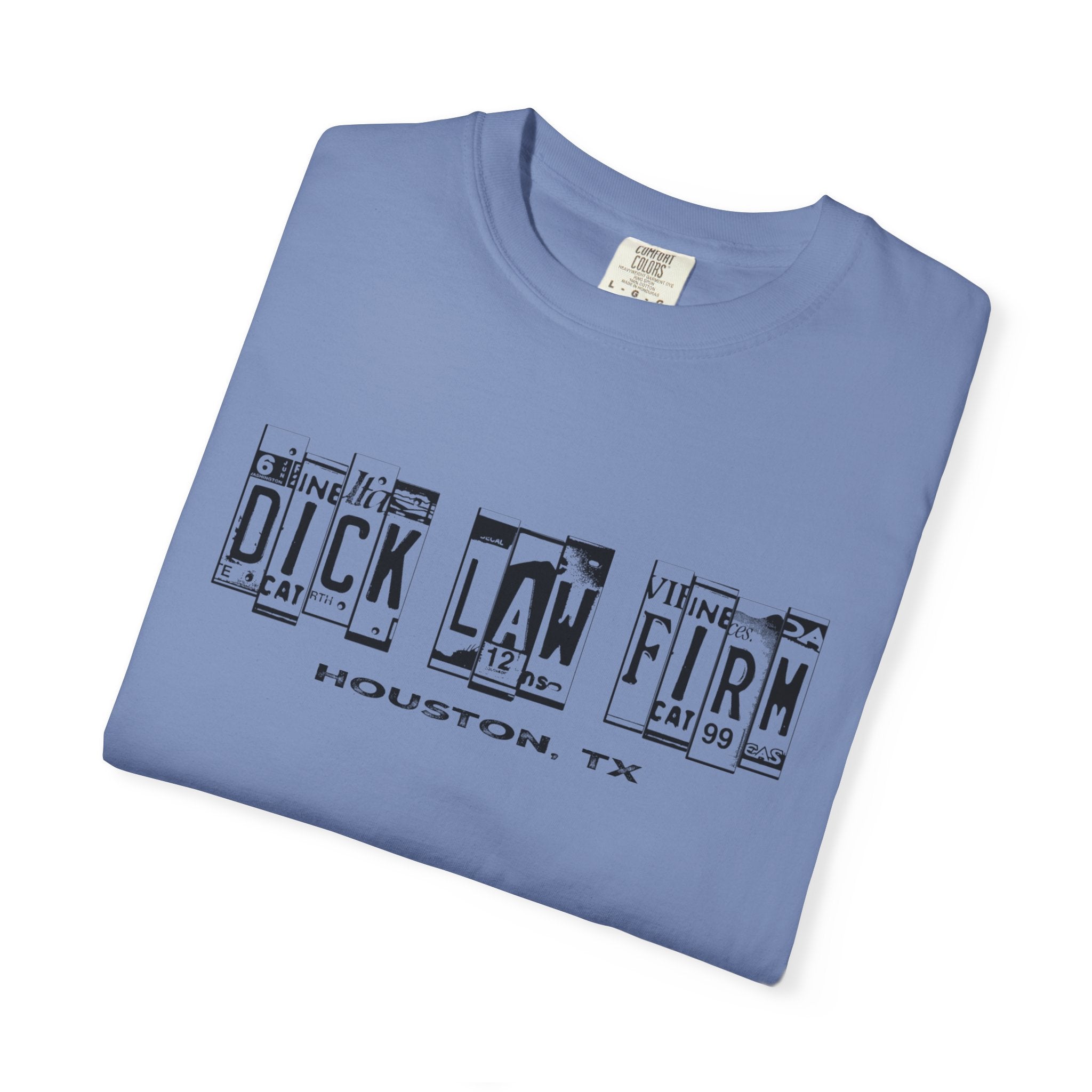 Dick Law Firm License Plate Unisex Graphic Tee