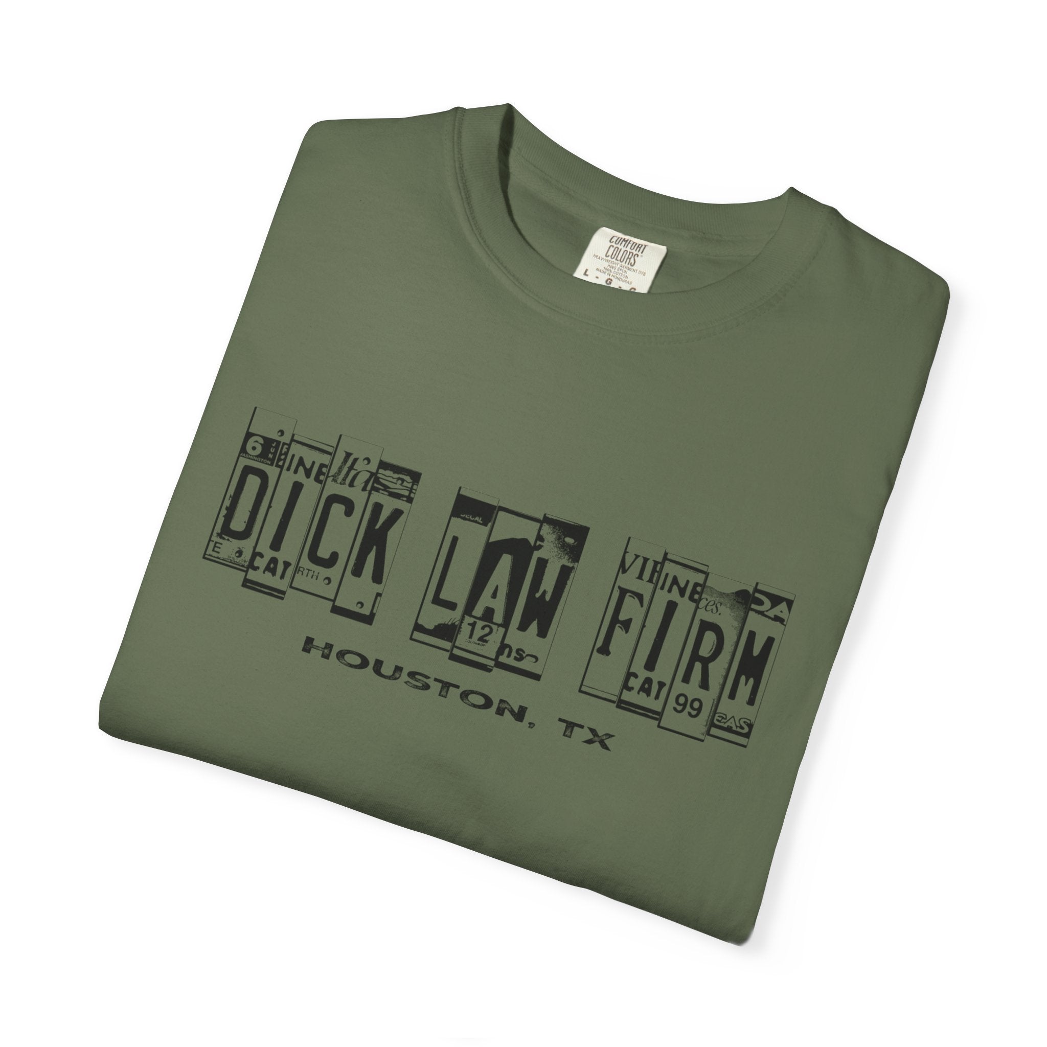 Dick Law Firm License Plate Unisex Graphic Tee