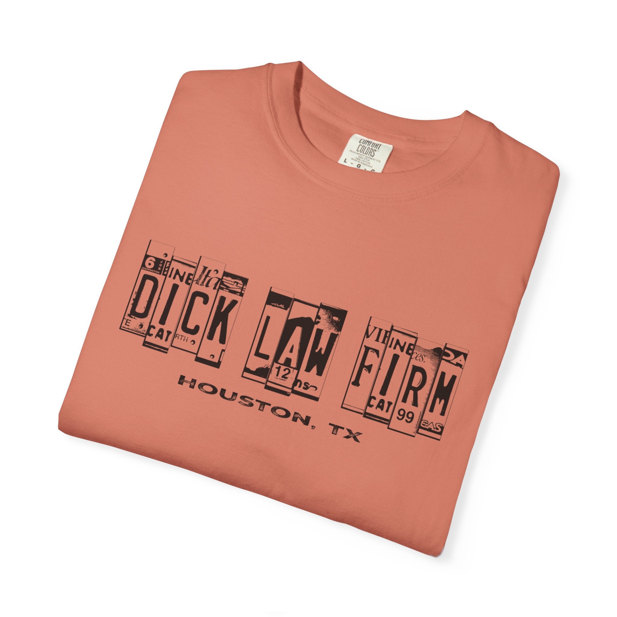 Dick Law Firm License Plate Unisex Graphic Tee