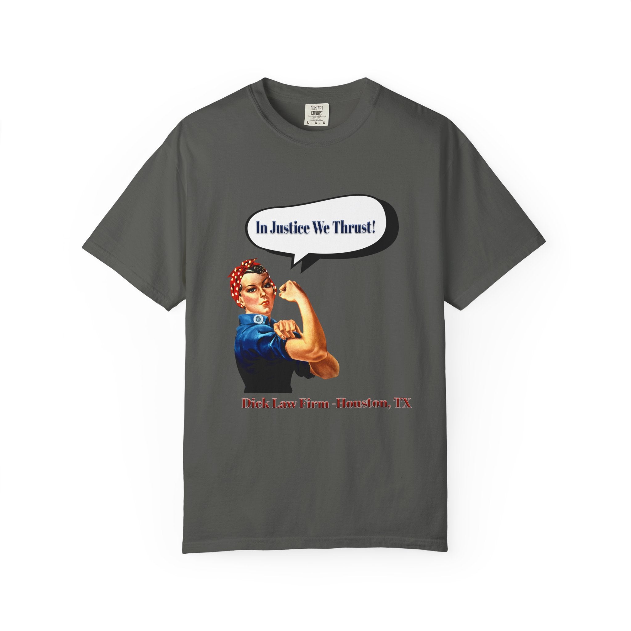 In Justice We Thrust Unisex Graphic Tee