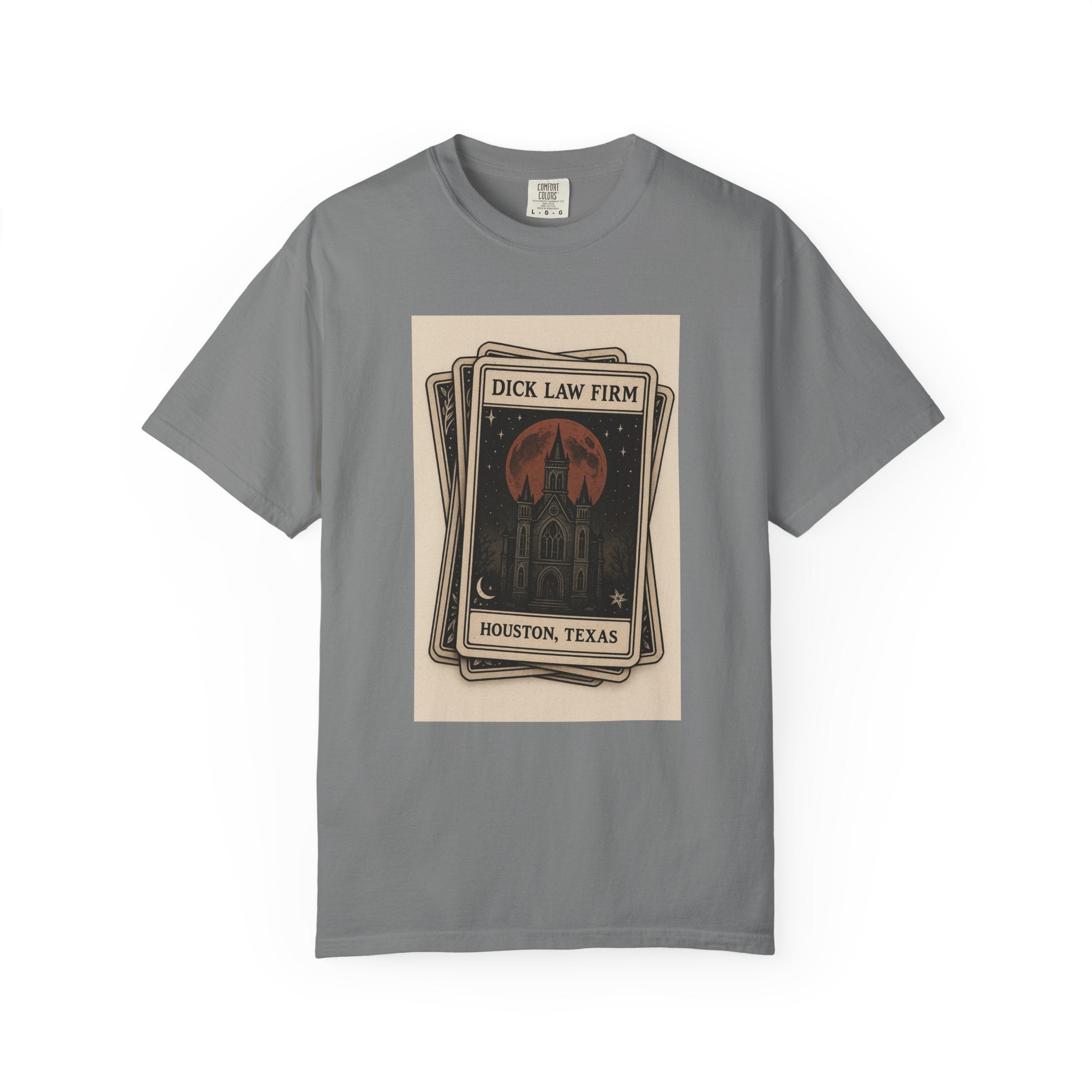 Dick Law Firm Tarot Card Unisex Graphic Tee