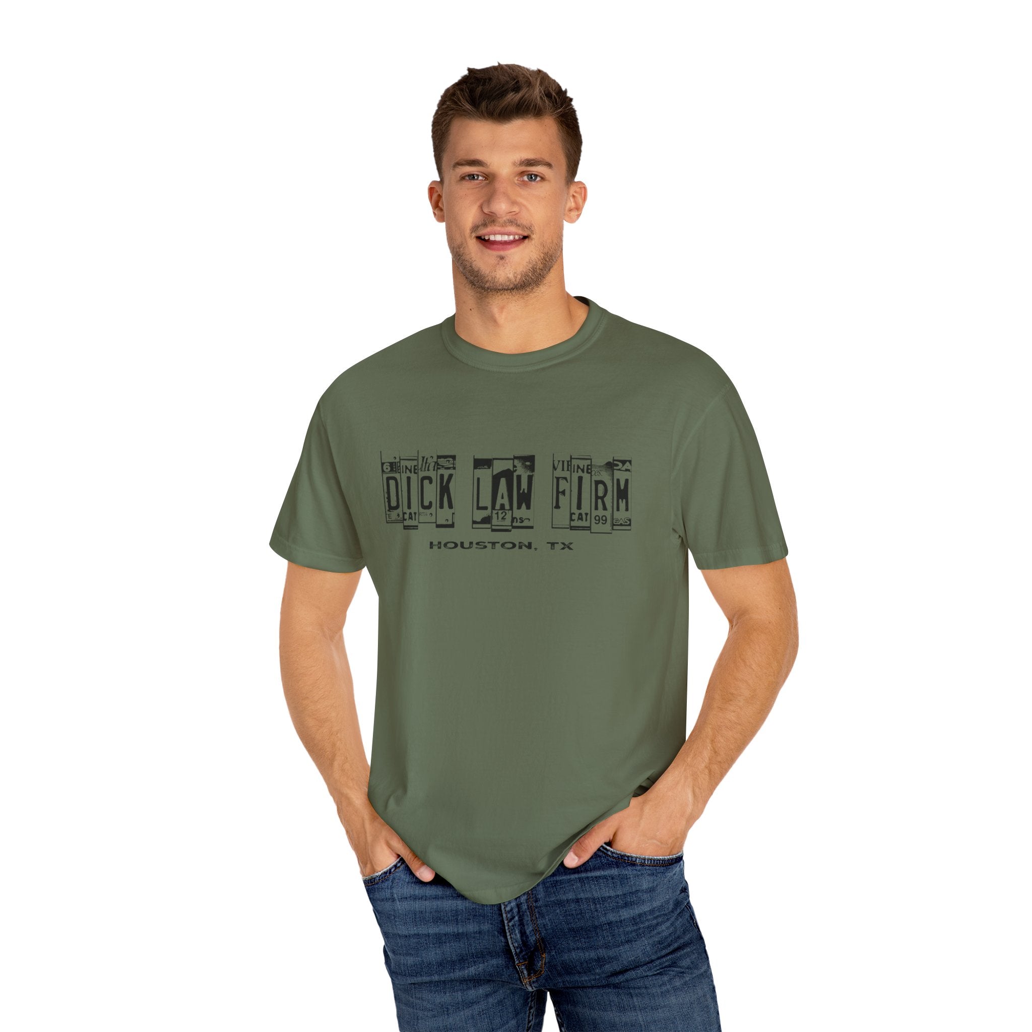 Dick Law Firm License Plate Unisex Graphic Tee
