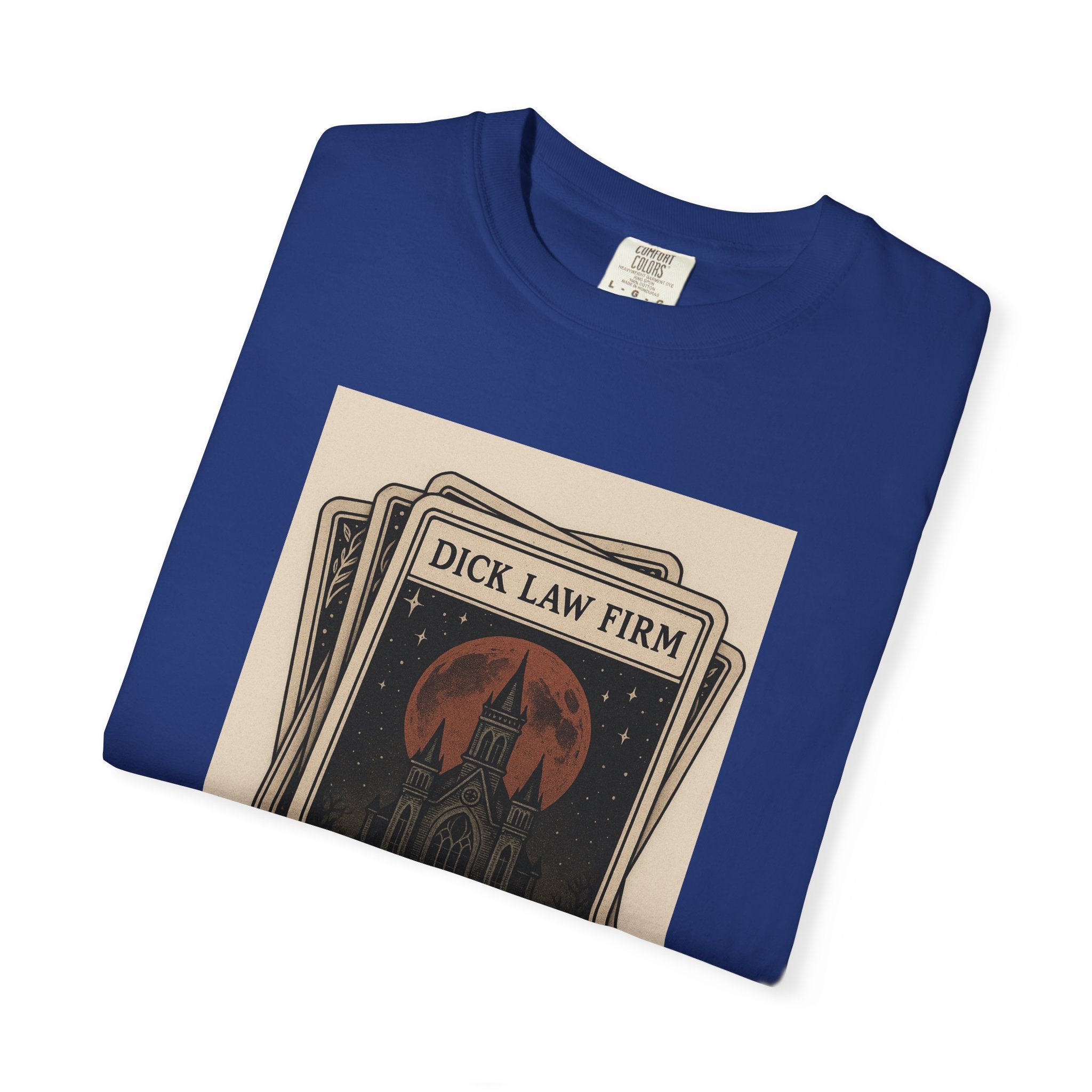 Dick Law Firm Tarot Card Unisex Graphic Tee