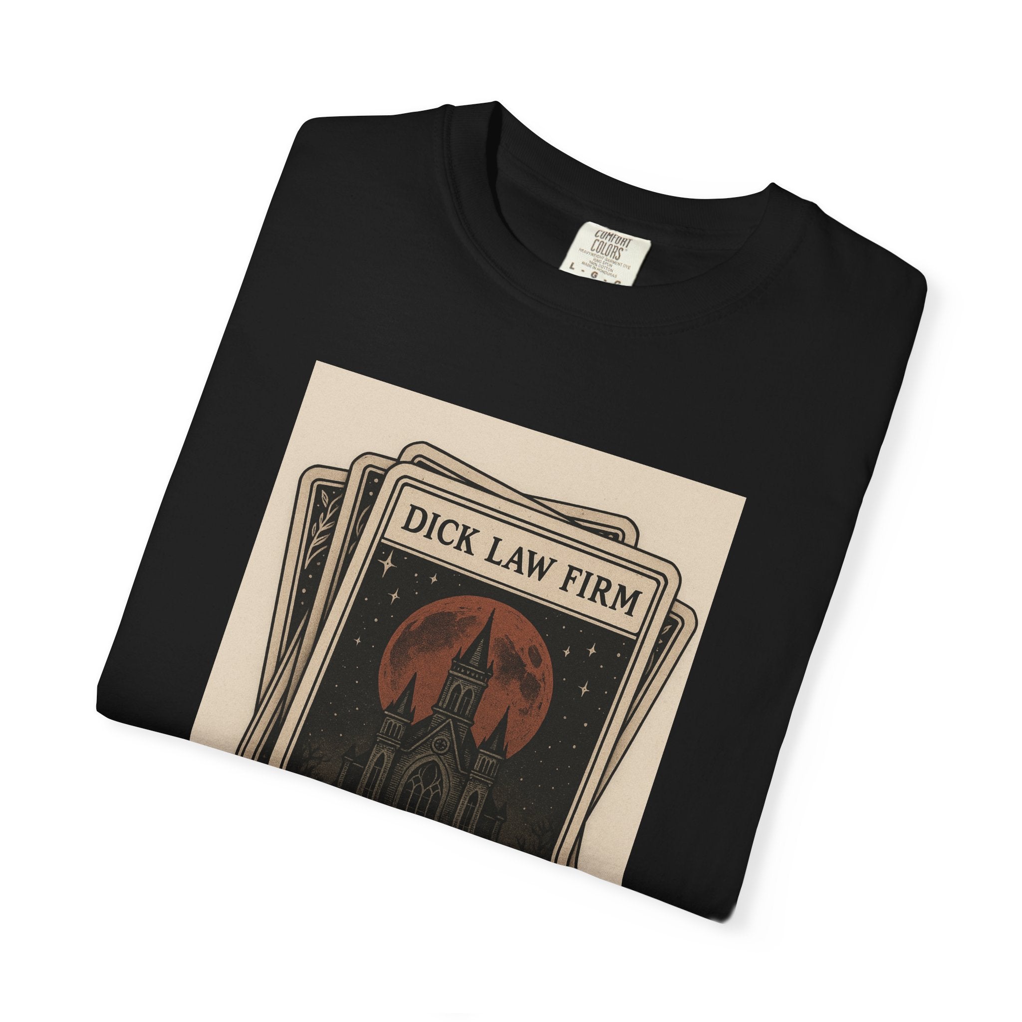 Dick Law Firm Tarot Card Unisex Graphic Tee