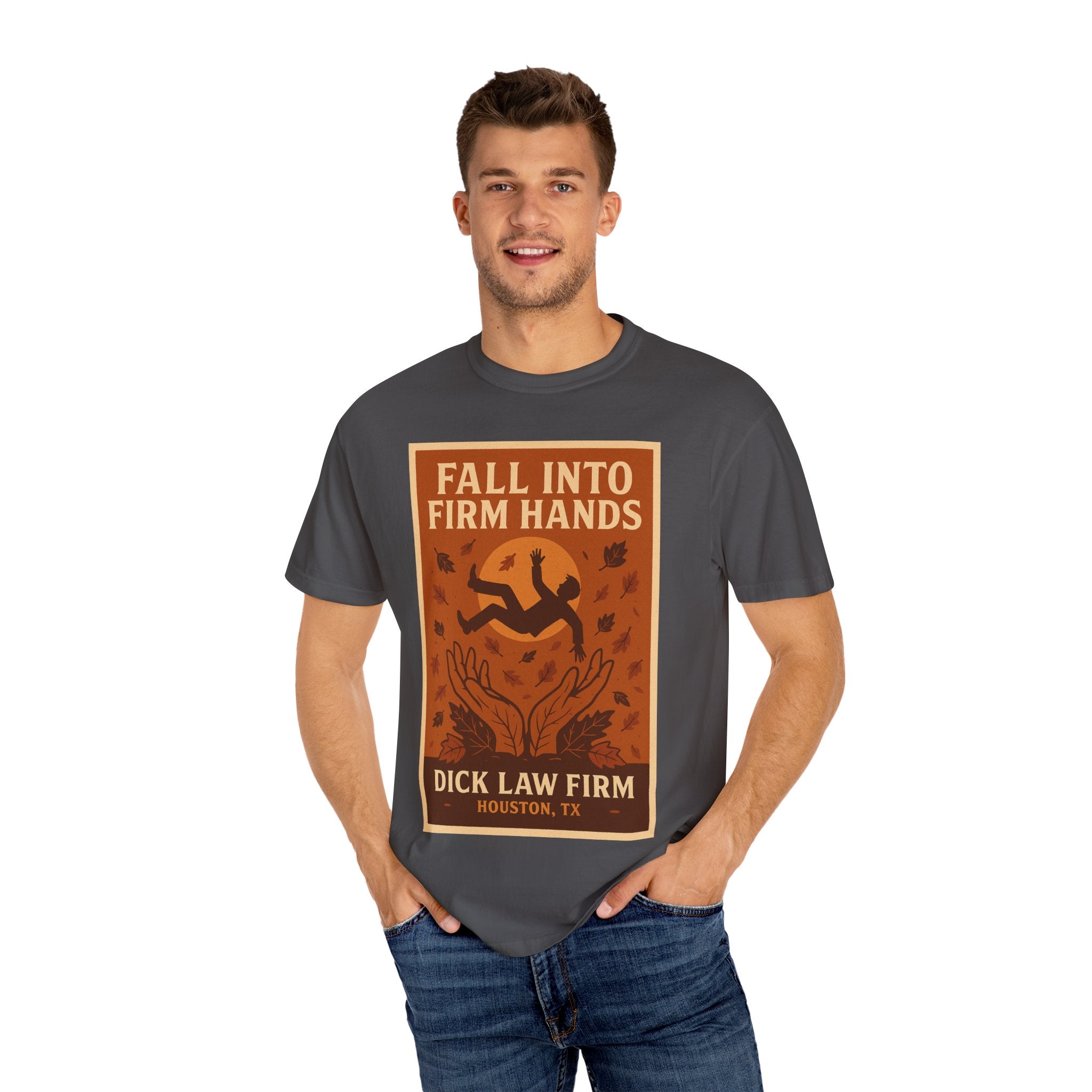 Fall into Firm Hands Unisex Graphic Tee