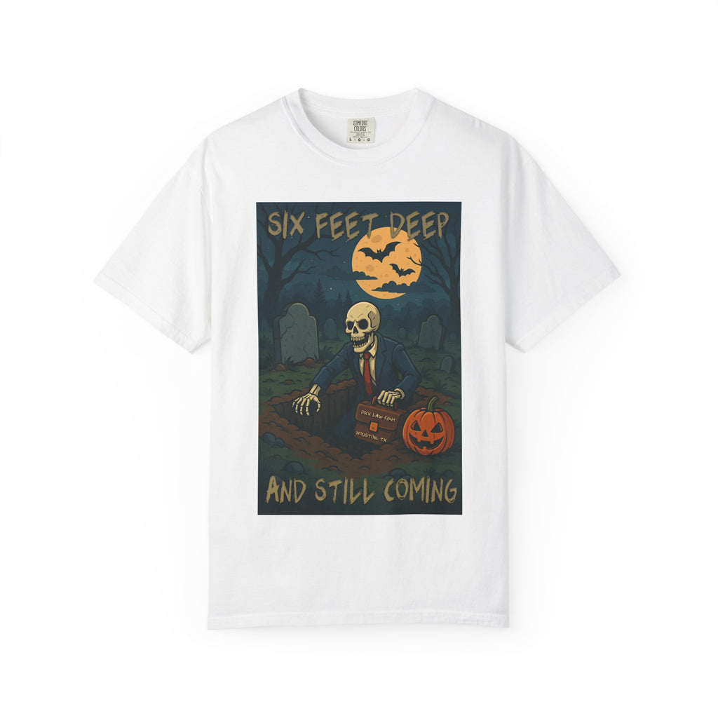 Six Feet Deep Halloween Unisex Graphic Tee
