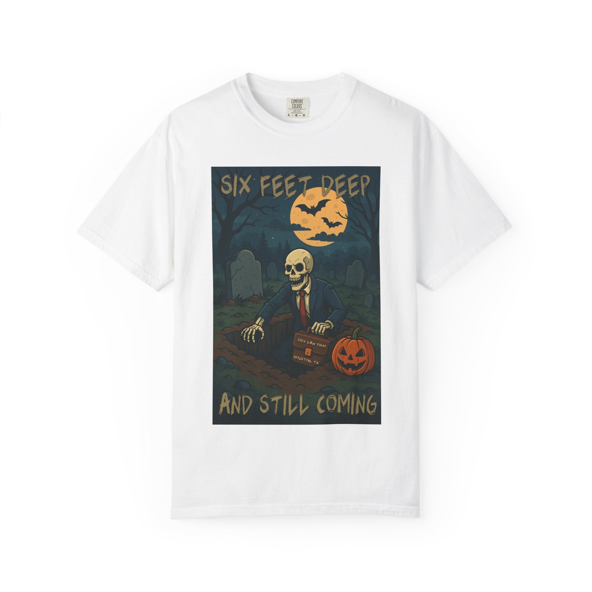 Six Feet Deep Halloween Unisex Graphic Tee