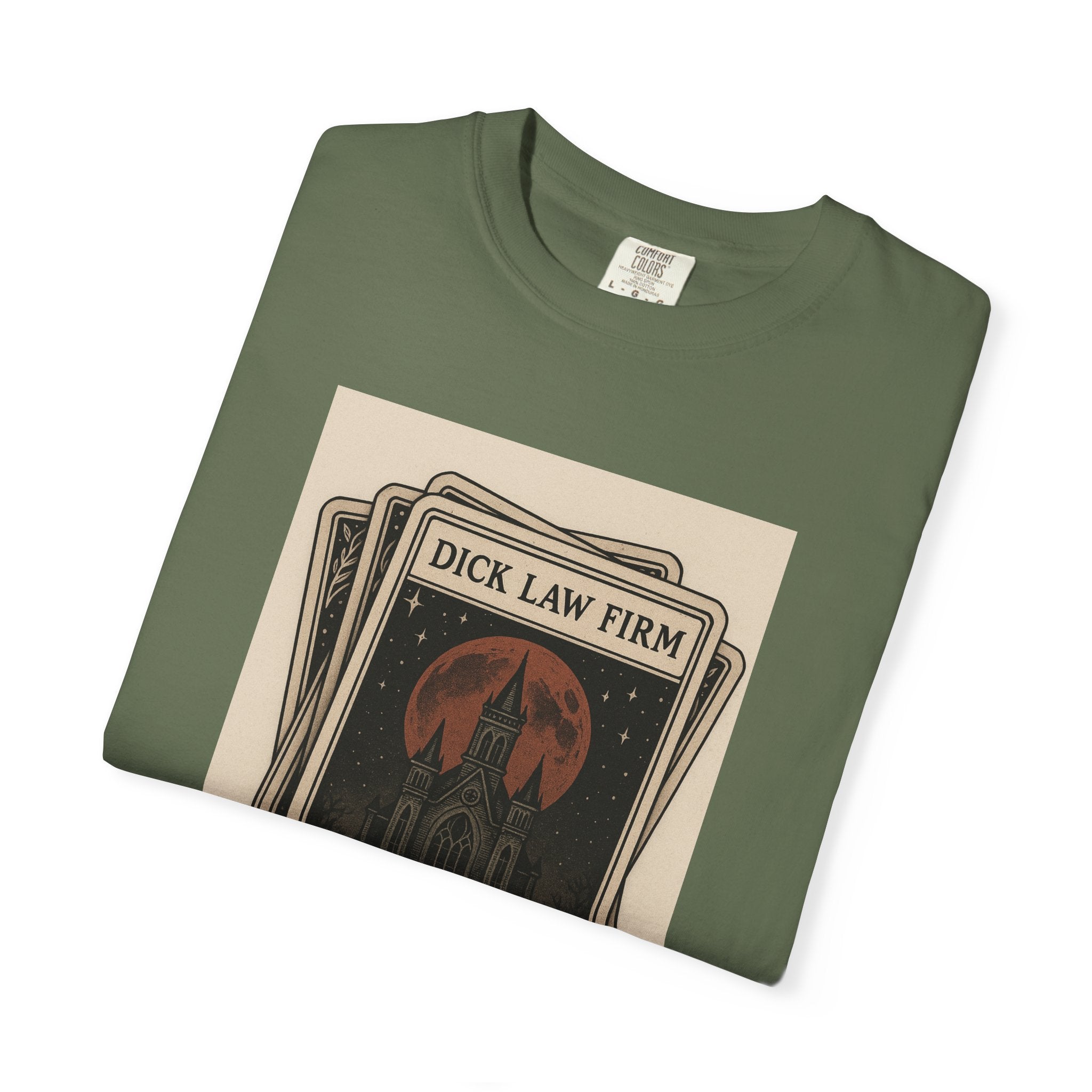 Dick Law Firm Tarot Card Unisex Graphic Tee