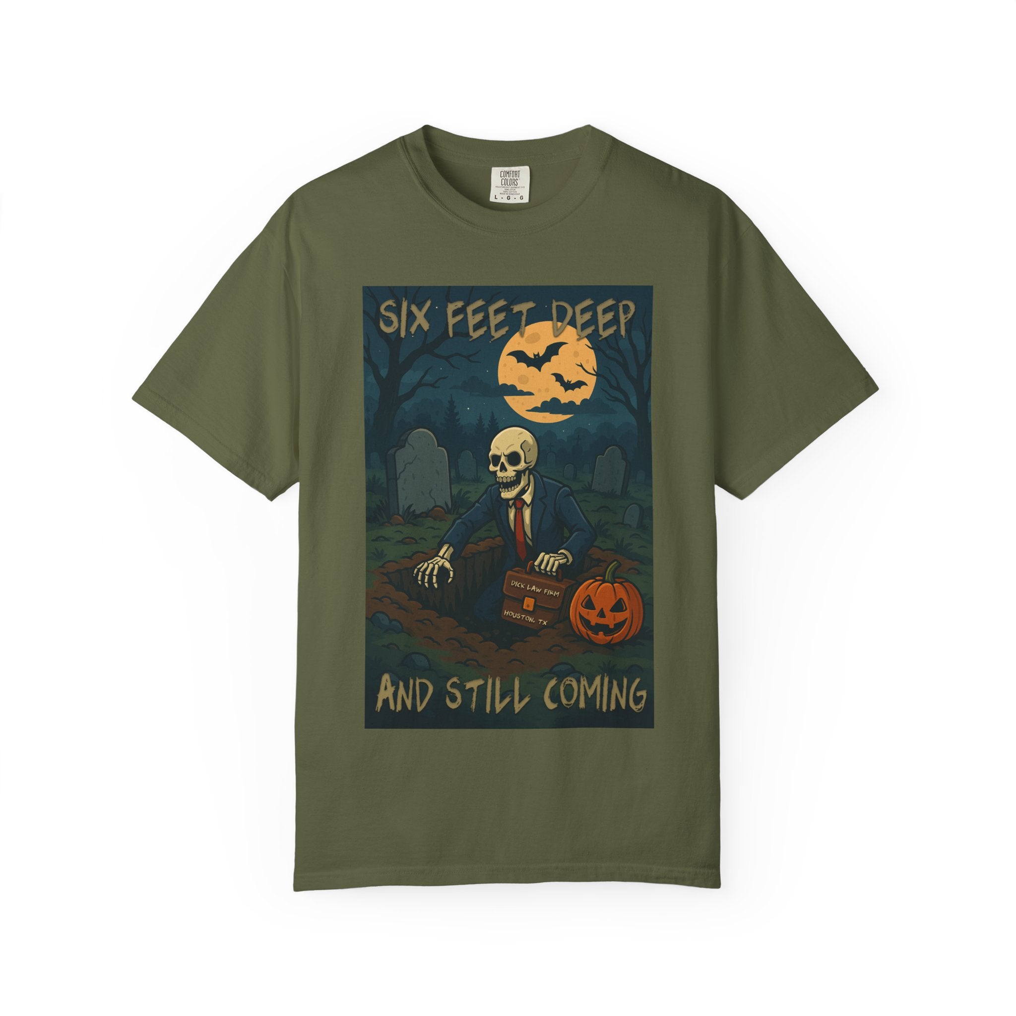 Six Feet Deep Halloween Unisex Graphic Tee