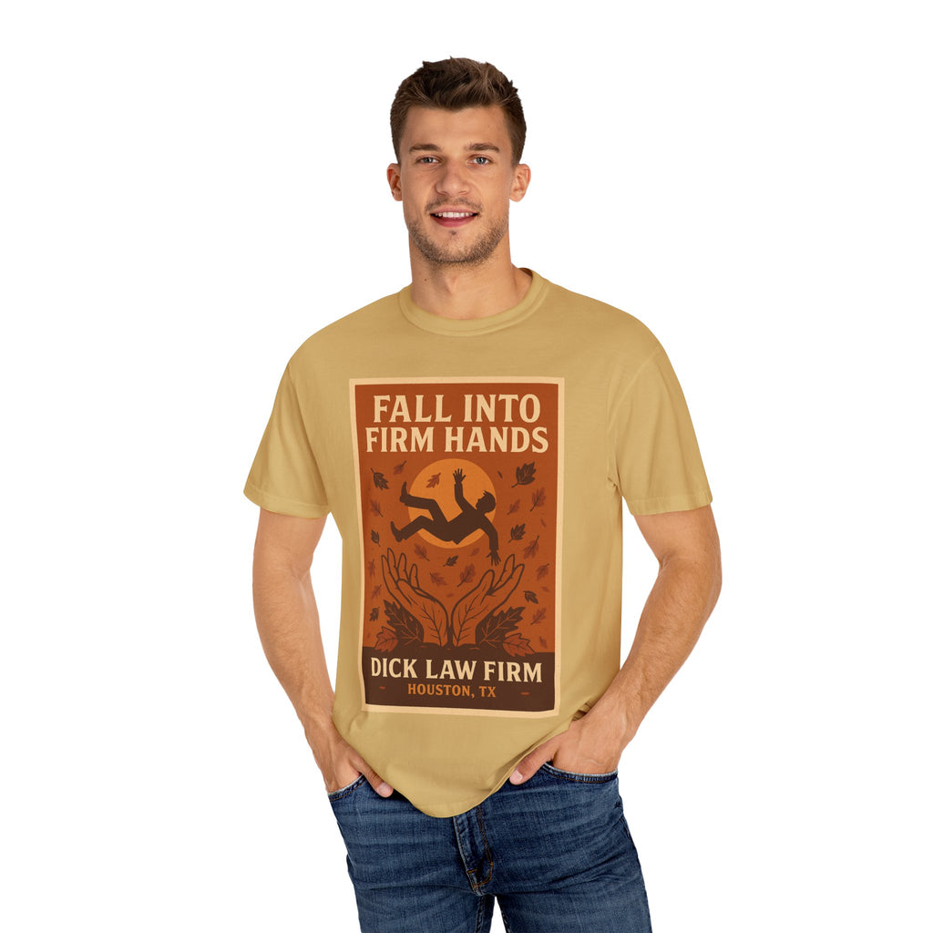 Fall into Firm Hands Unisex Graphic Tee