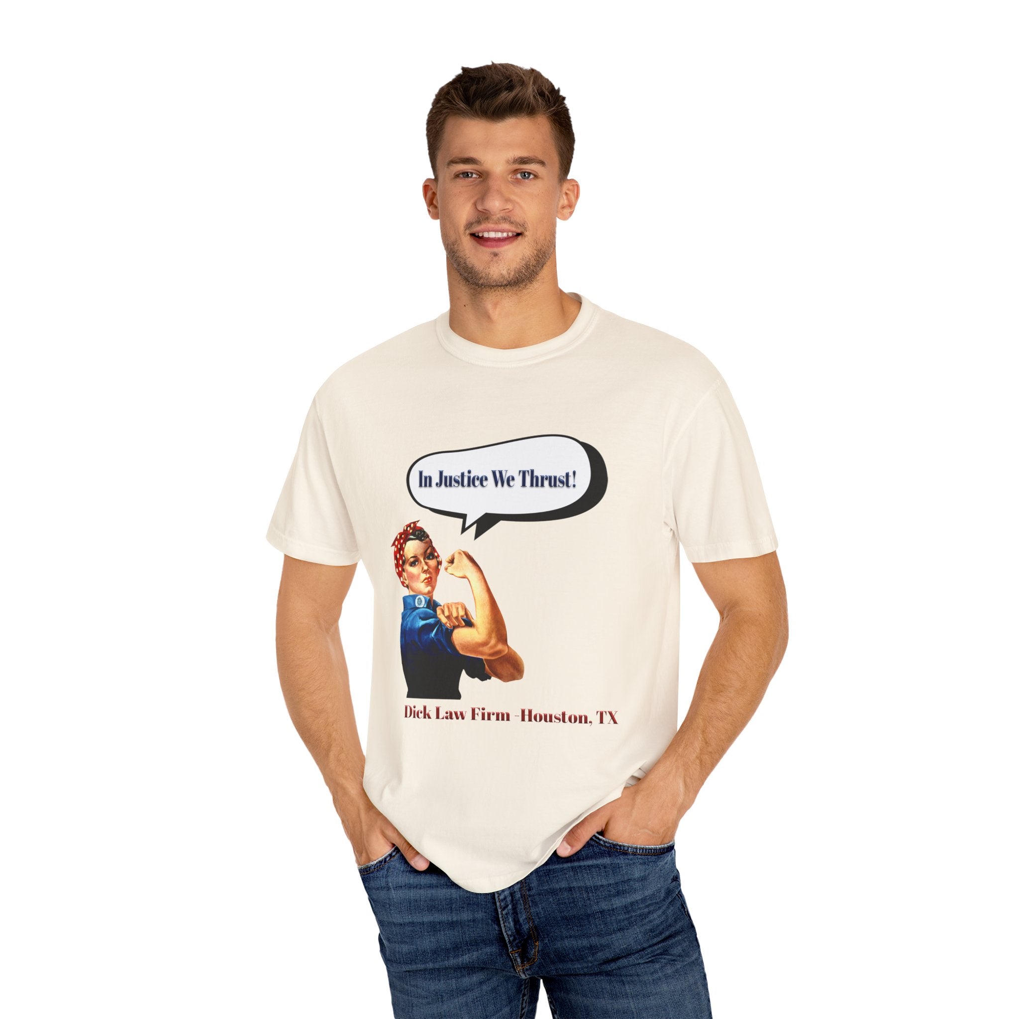 In Justice We Thrust Unisex Graphic Tee