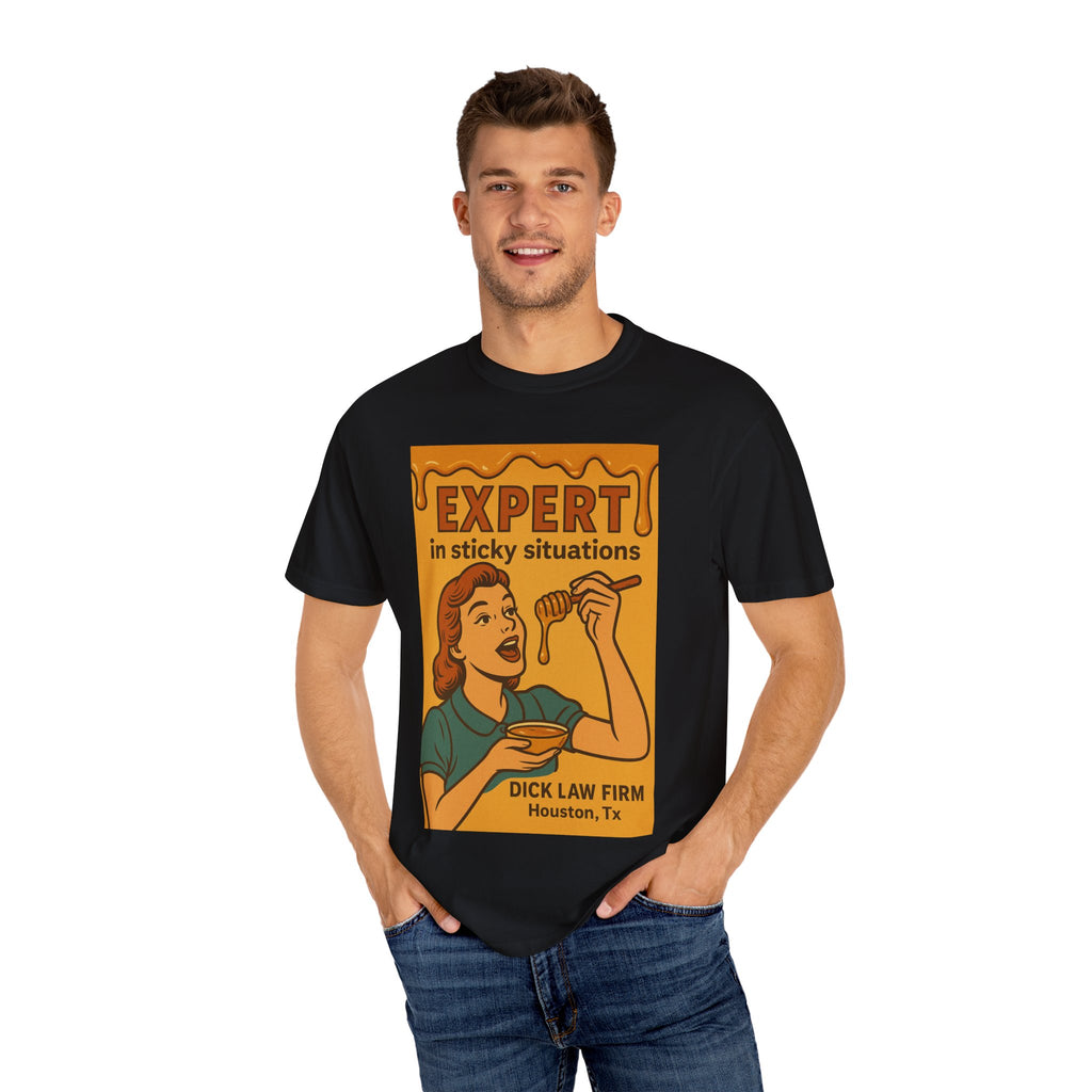 Expert in Sticky Situations T-Shirt Unisex Graphic Tee