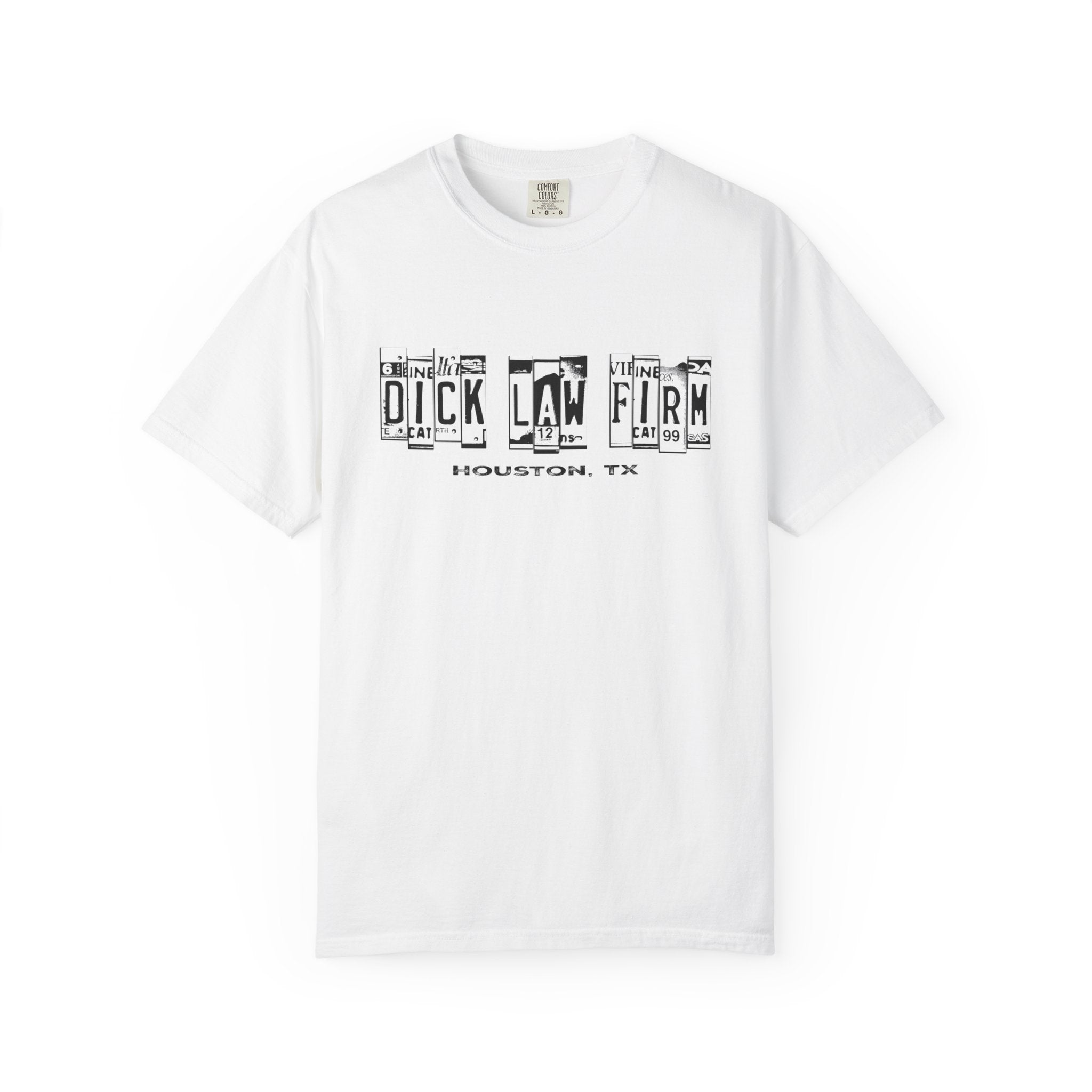 Dick Law Firm License Plate Unisex Graphic Tee