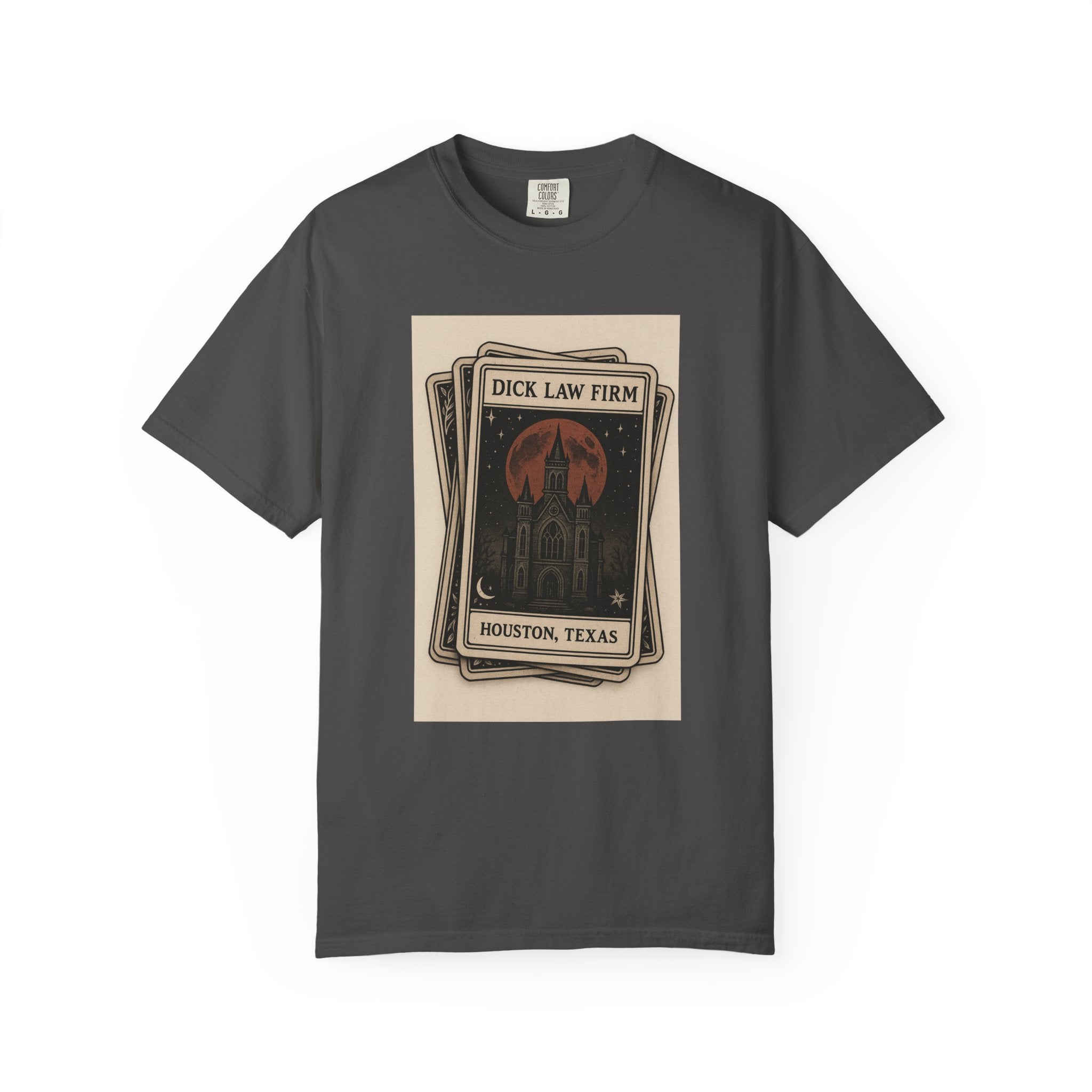 Dick Law Firm Tarot Card Unisex Graphic Tee
