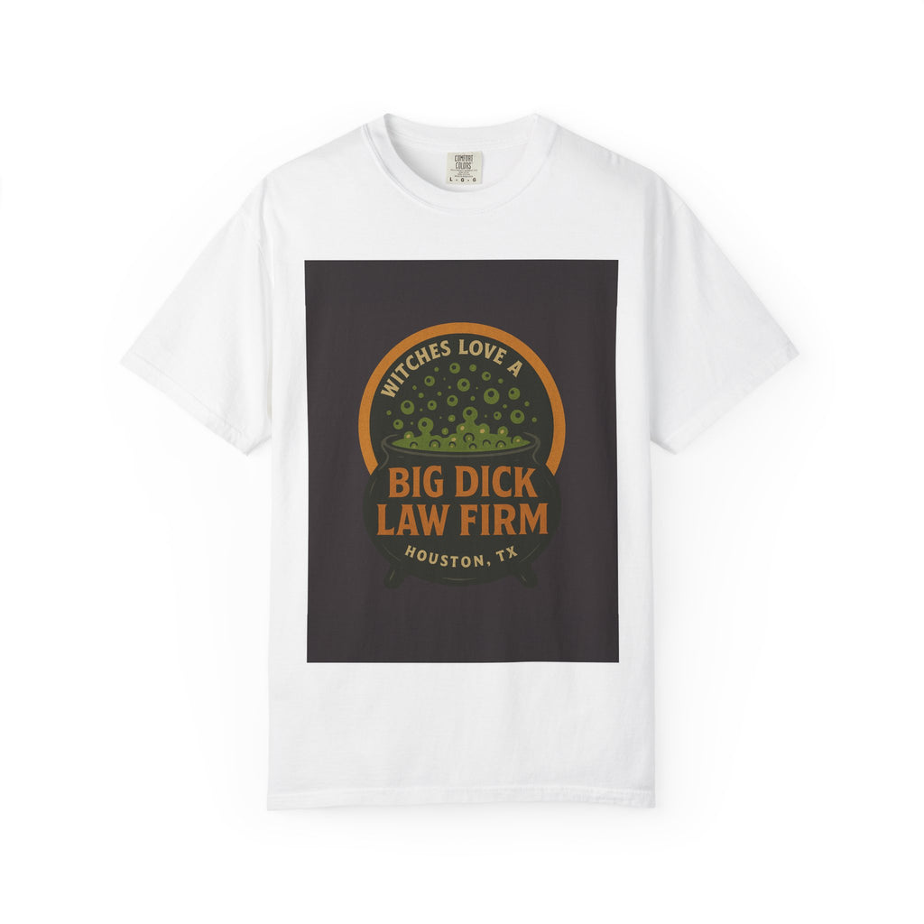 Witty Unisex T-Shirt, Humor Shirt, Gift for Witches, Funny Law Firm Tee, Casual Wear, Unique Graphic Tee