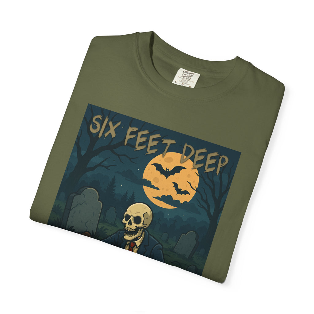 Six Feet Deep Halloween Unisex Graphic Tee