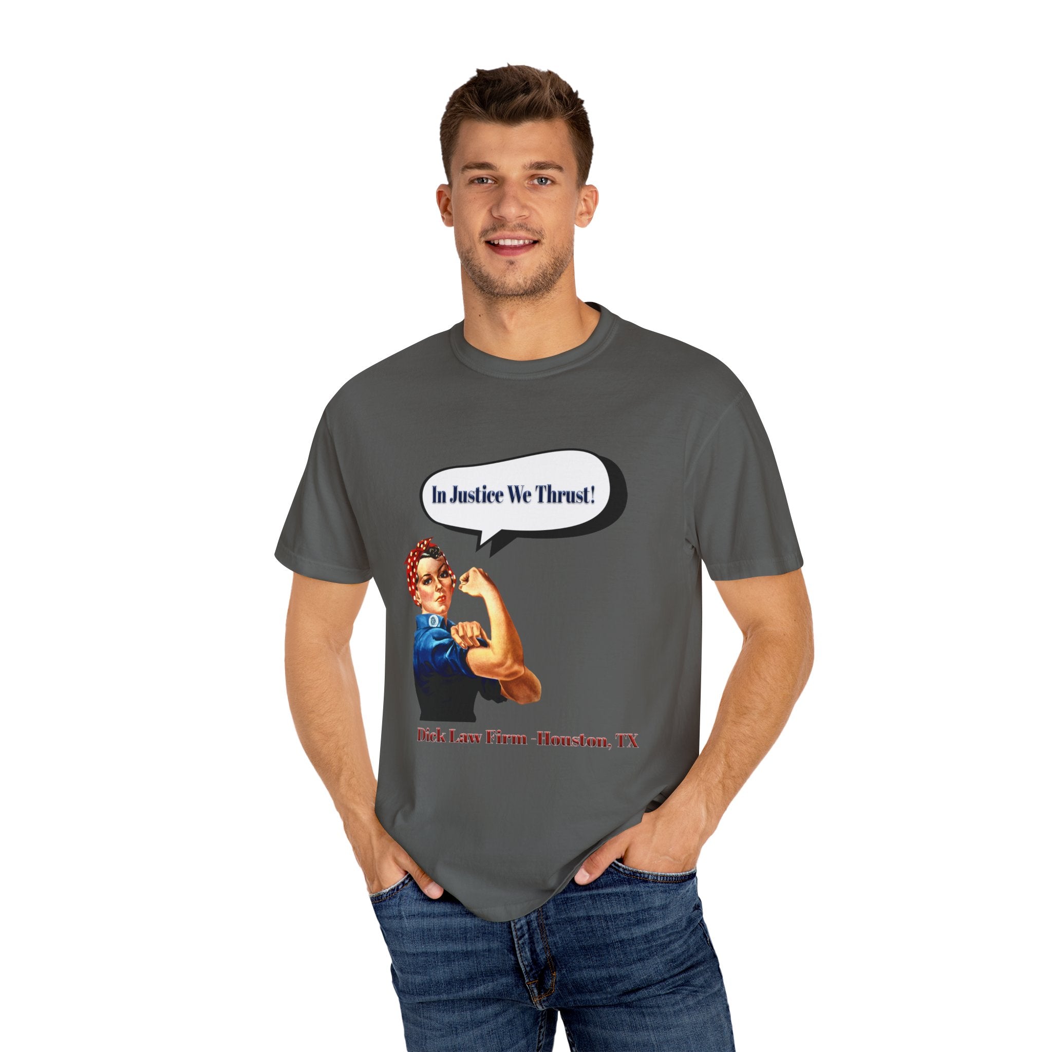 In Justice We Thrust Unisex Graphic Tee