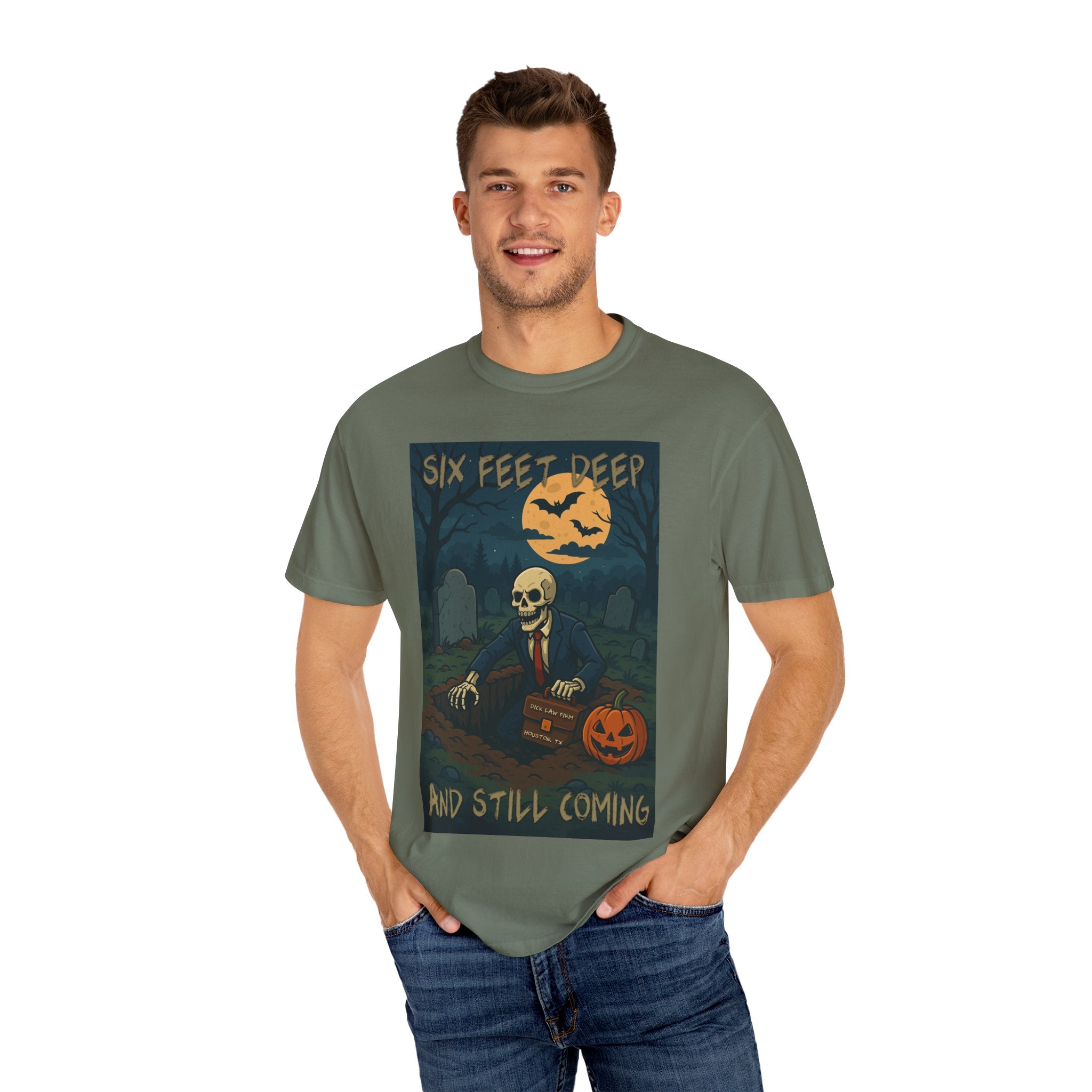 Six Feet Deep Halloween Unisex Graphic Tee