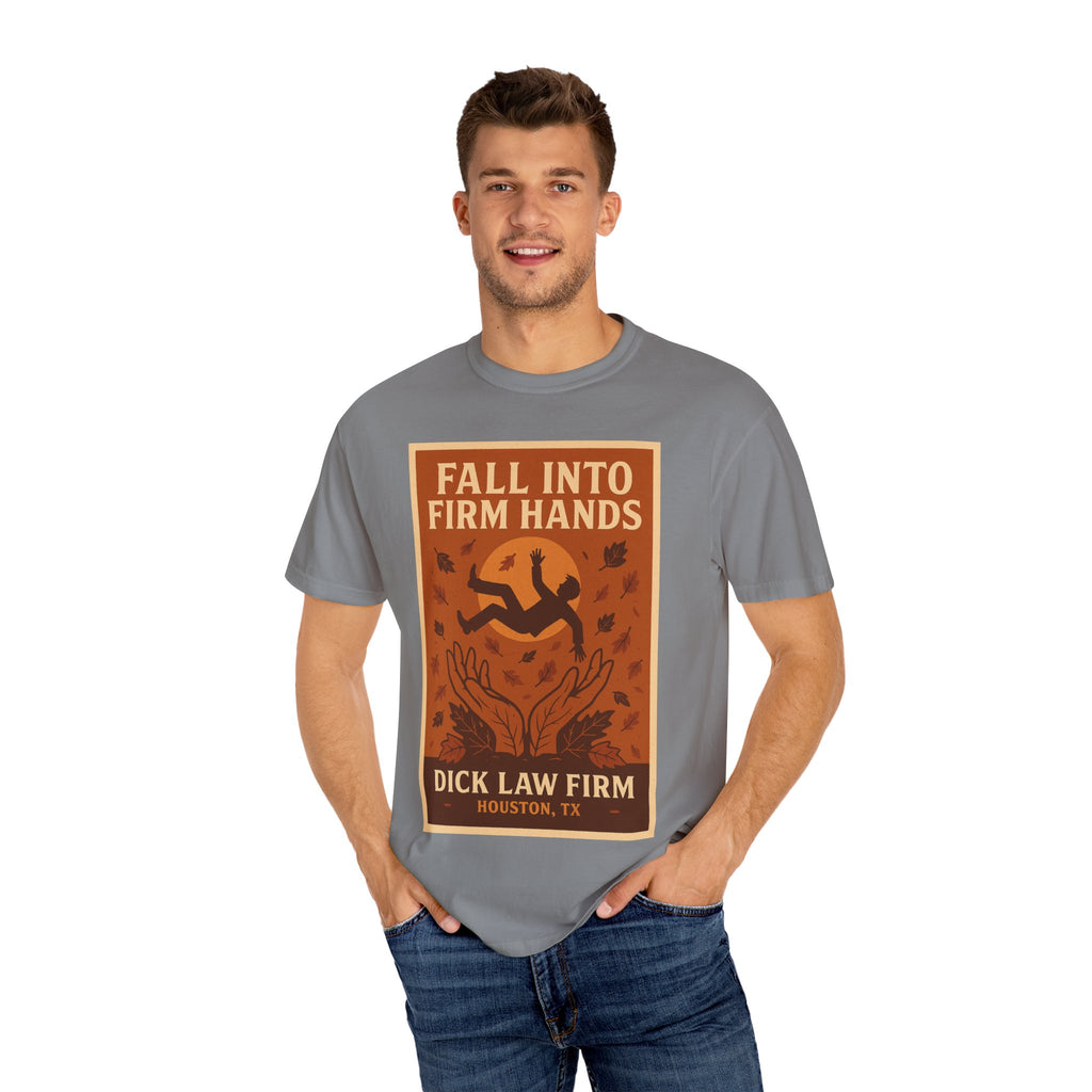 Fall into Firm Hands Unisex Graphic Tee