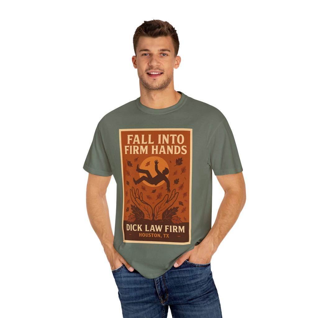 Fall into Firm Hands Unisex Graphic Tee