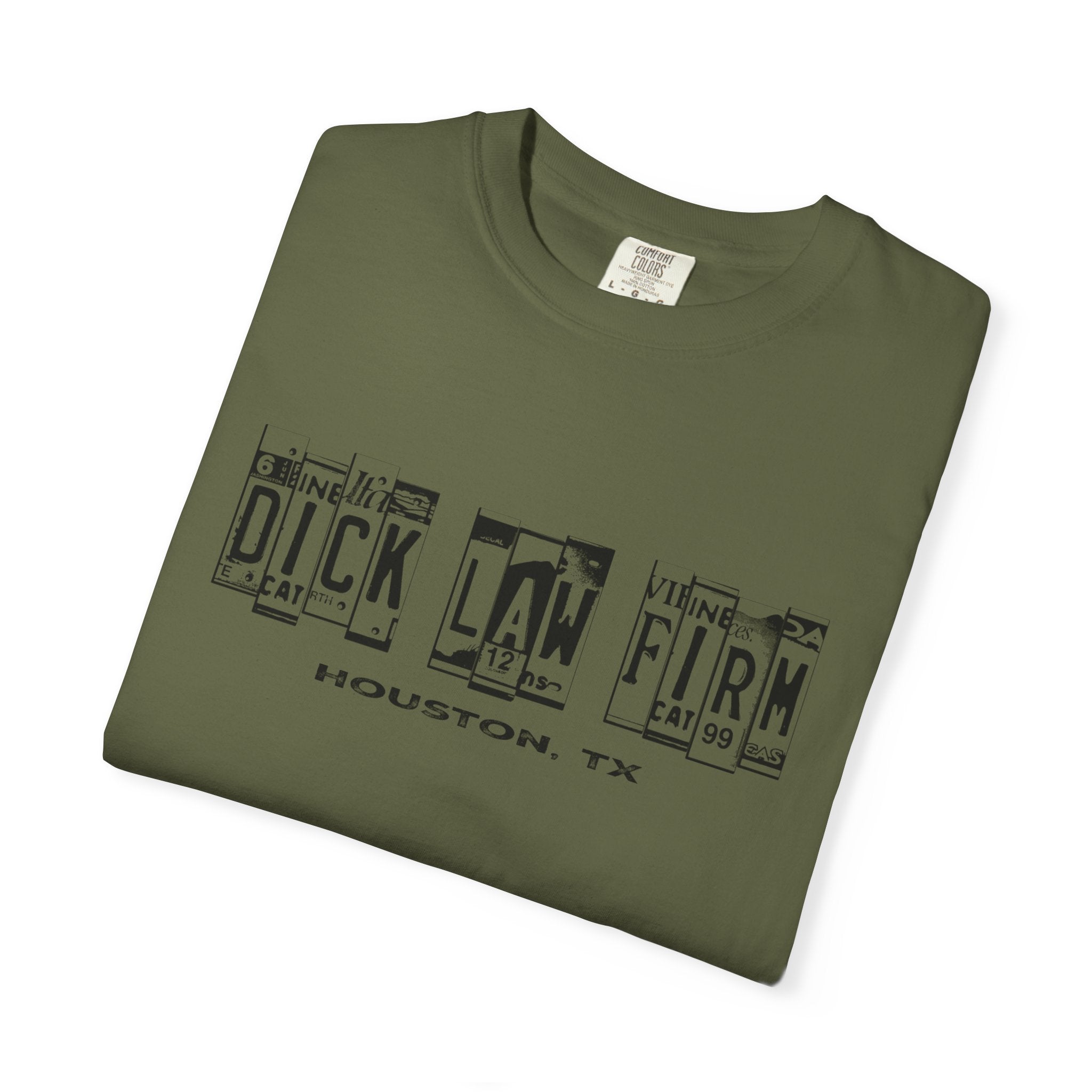 Dick Law Firm License Plate Unisex Graphic Tee
