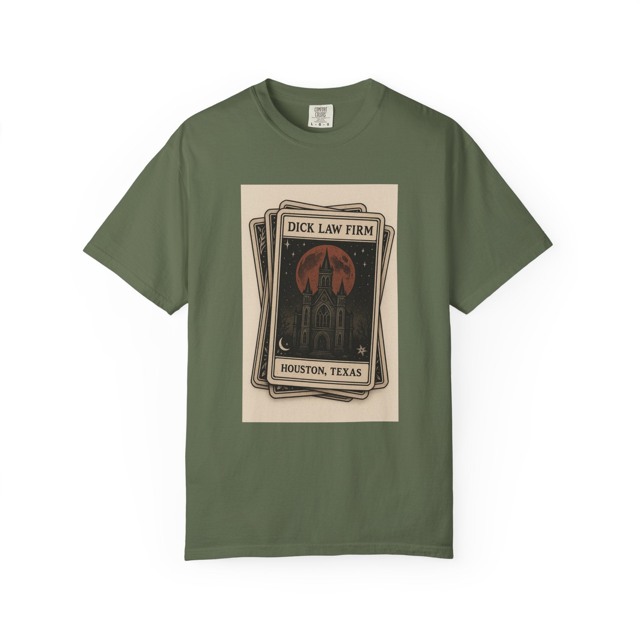 Dick Law Firm Tarot Card Unisex Graphic Tee