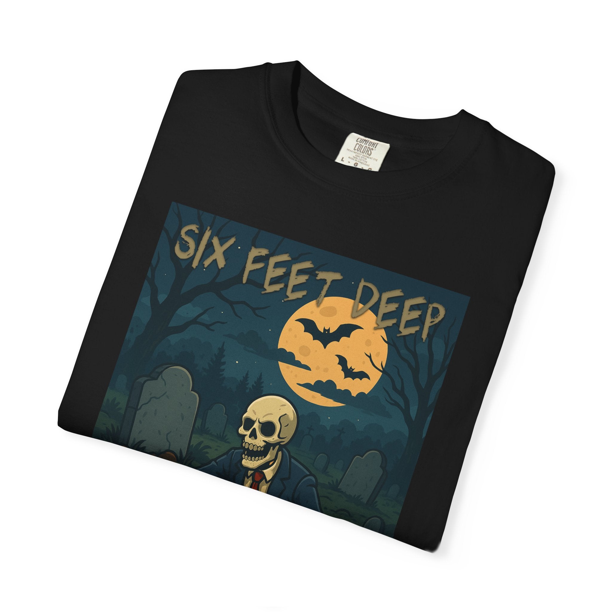 Six Feet Deep Halloween Unisex Graphic Tee