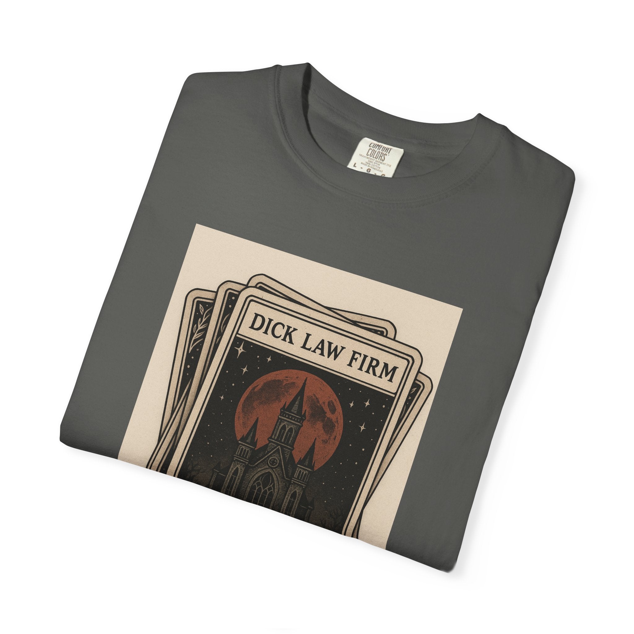 Dick Law Firm Tarot Card Unisex Graphic Tee
