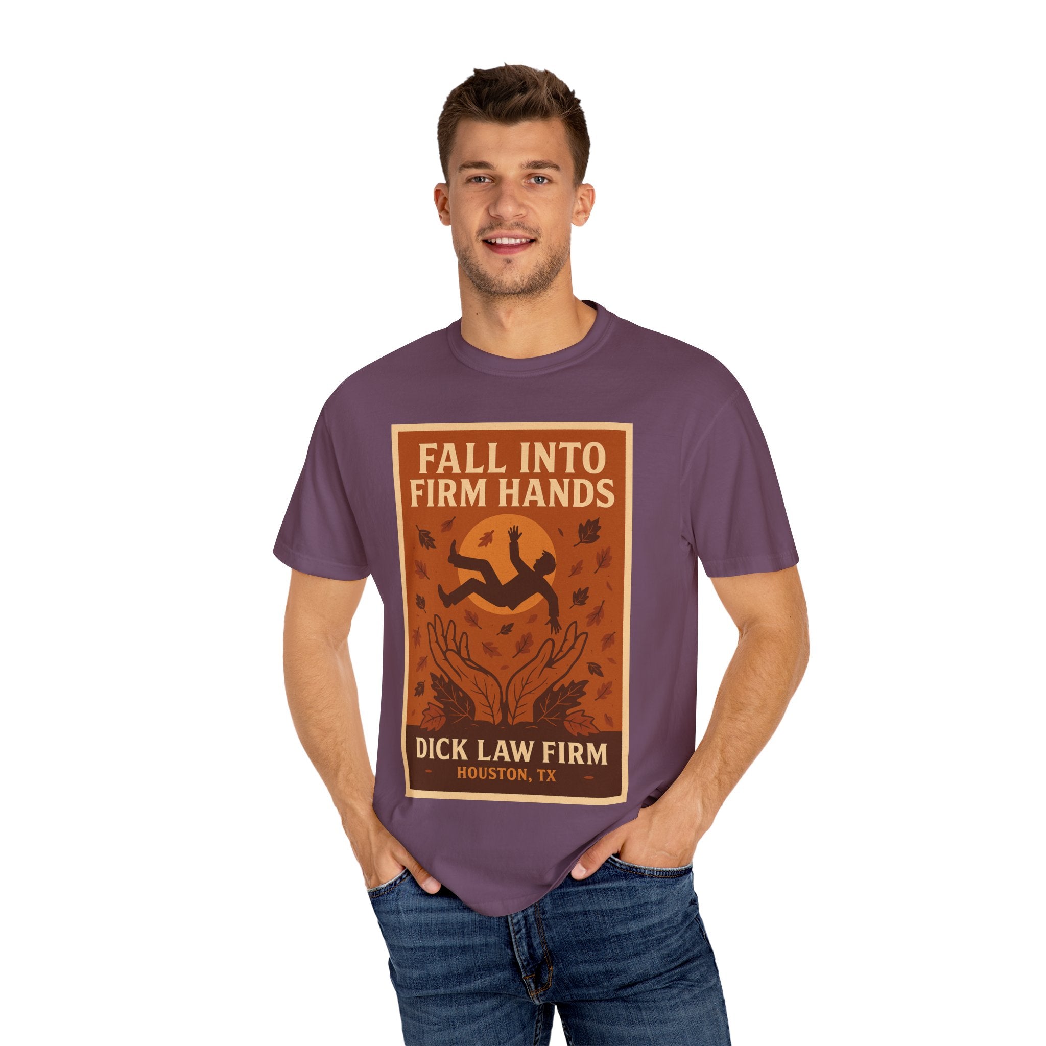 Fall into Firm Hands Unisex Graphic Tee