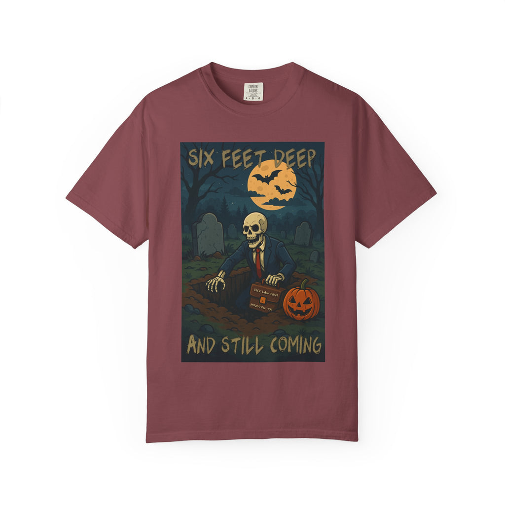 Six Feet Deep Halloween Unisex Graphic Tee