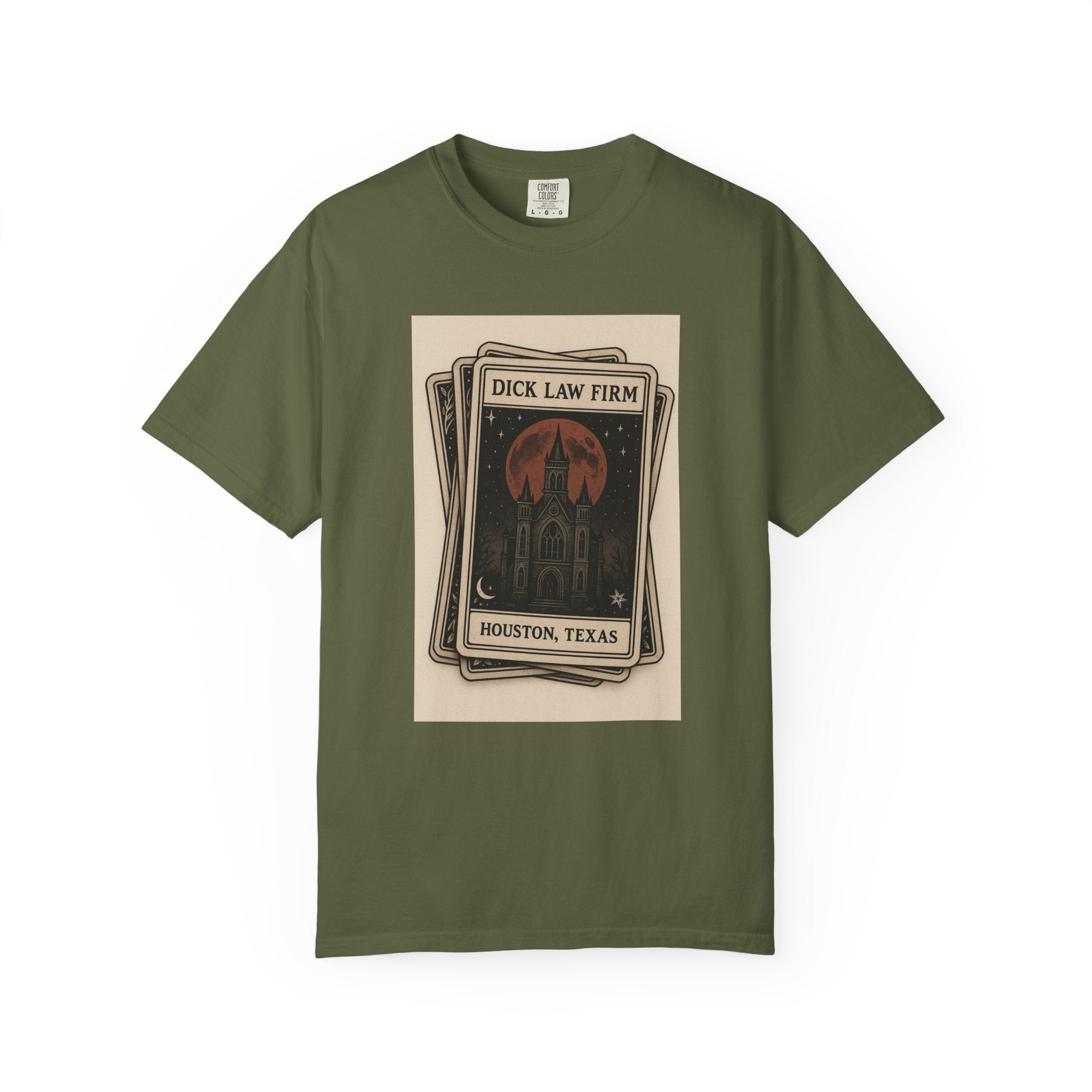 Dick Law Firm Tarot Card Unisex Graphic Tee