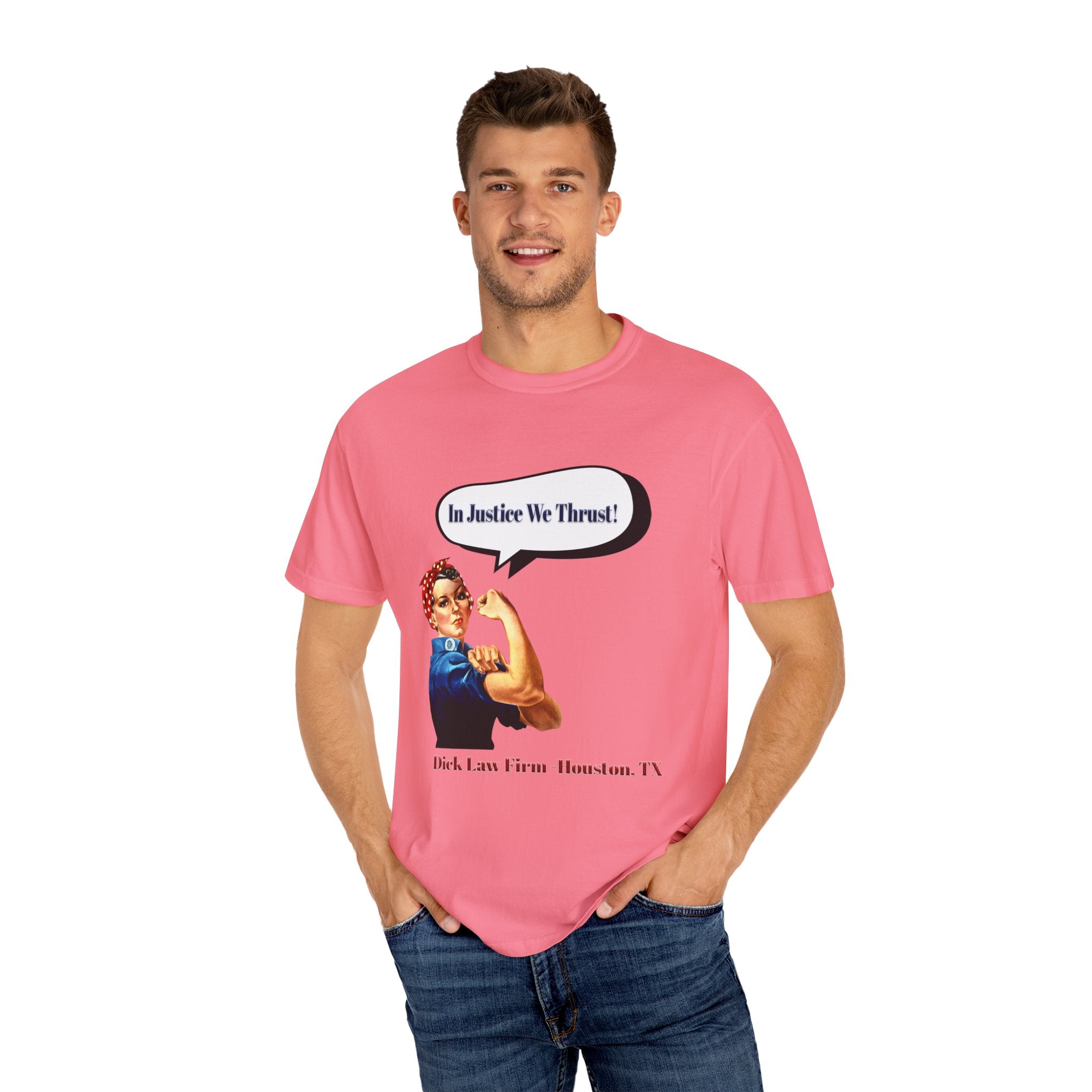 In Justice We Thrust Unisex Graphic Tee