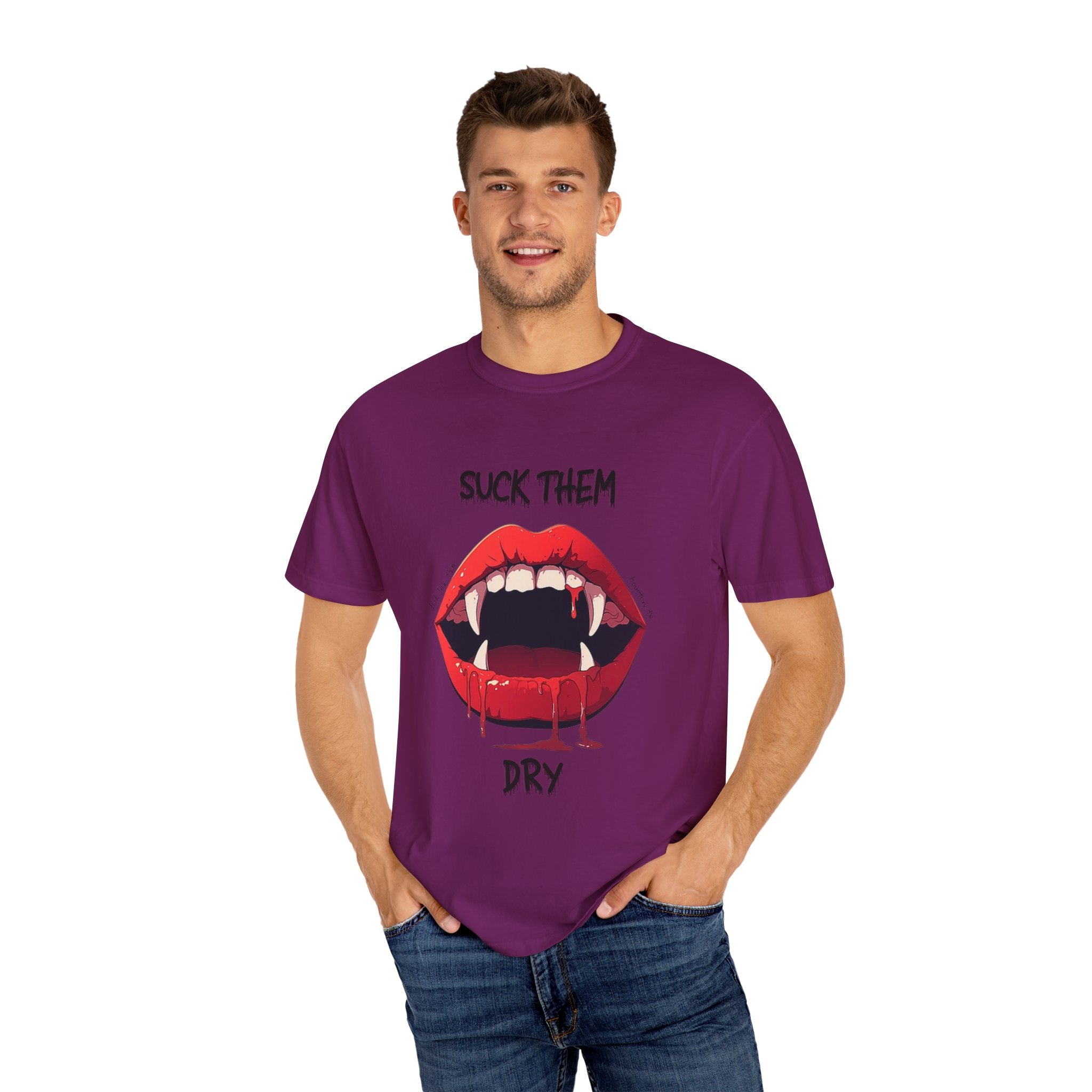 Suck Them Dry Halloween Unisex Graphic Tee