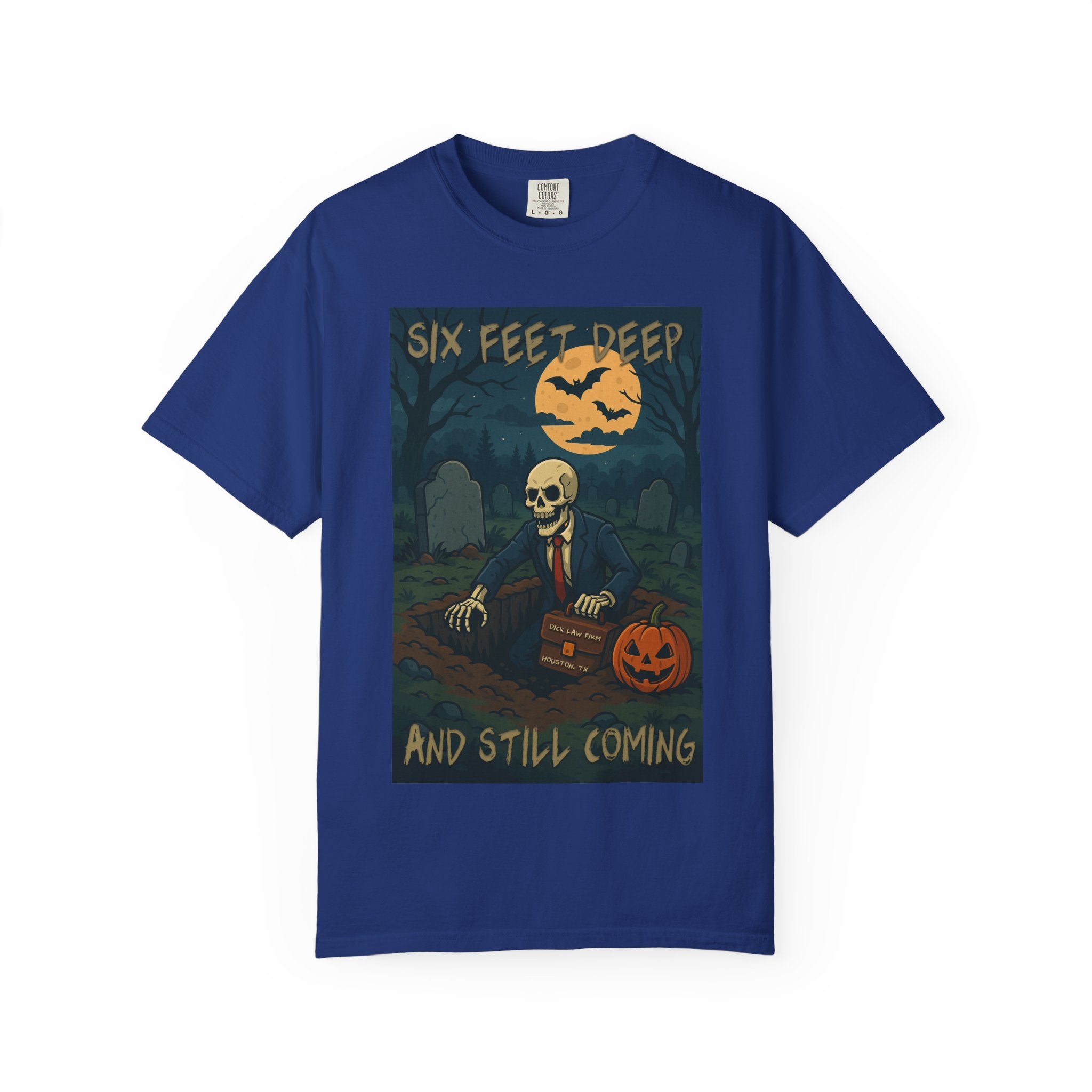Six Feet Deep Halloween Unisex Graphic Tee