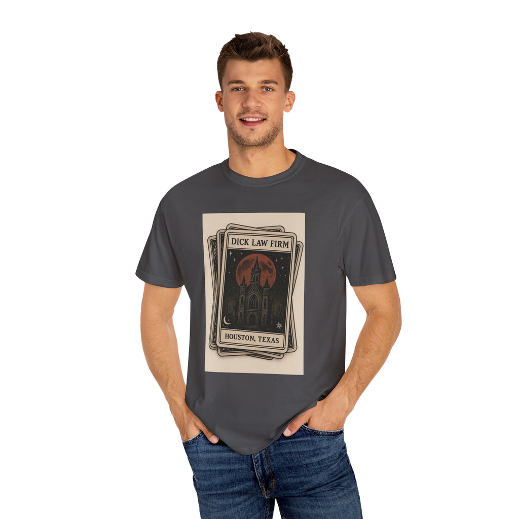 Dick Law Firm Tarot Card Unisex Graphic Tee