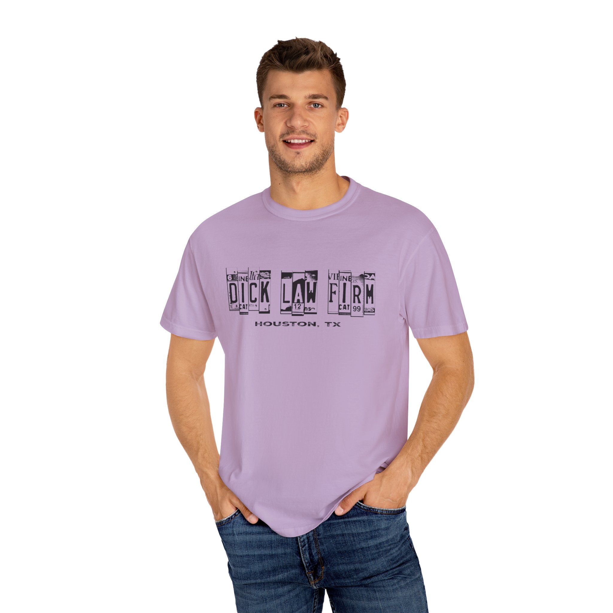 Dick Law Firm License Plate Unisex Graphic Tee